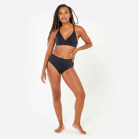 Romi Women's High-Waisted Surfing Swimsuit Bottoms - Black