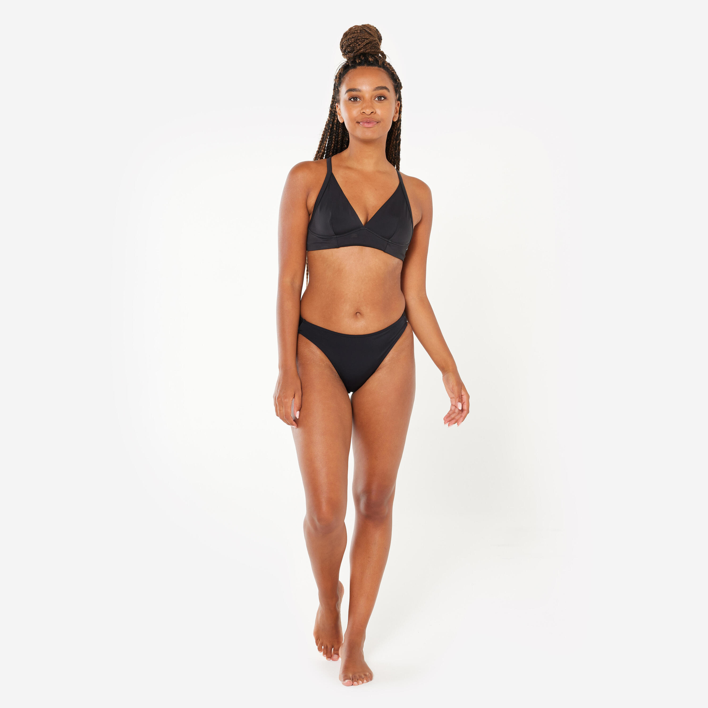 WOMEN'S SWIMSUIT TOP WITH DOUBLE-ADJUSTABLE BACK BEA NOIRE 2/7
