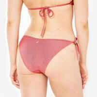 WOMEN'S SURFING TIE SIDE SWIMSUIT BOTTOMS SOFY - PINK