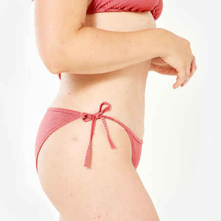 WOMEN'S SURFING TIE SIDE SWIMSUIT BOTTOMS SOFY - PINK