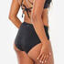 Women HIGH-WAISTED Surfing Swimsuit Bottom - BLACK