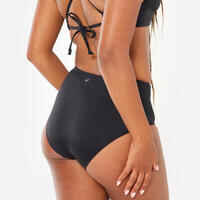 Romi Women's High-Waisted Surfing Swimsuit Bottoms - Black