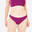 Slip de baie tanga texturat surf Lulu Mov Damă