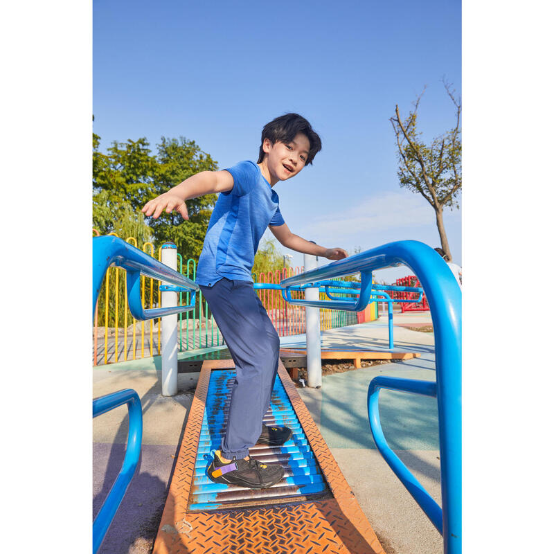 Încălțăminte sport cu bandă cu arici, respirantă Playful Summer Negru Copii