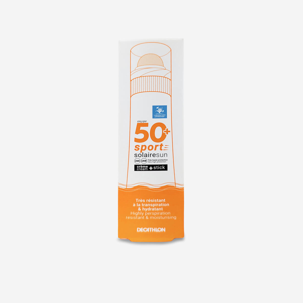 Duo crème solaire 20ml et stick lèvres 4g, SPF50