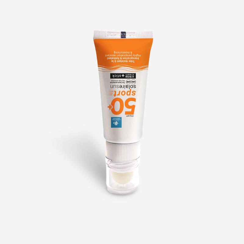 Protetor solar 20ml e batom lábios 4g, SPF50