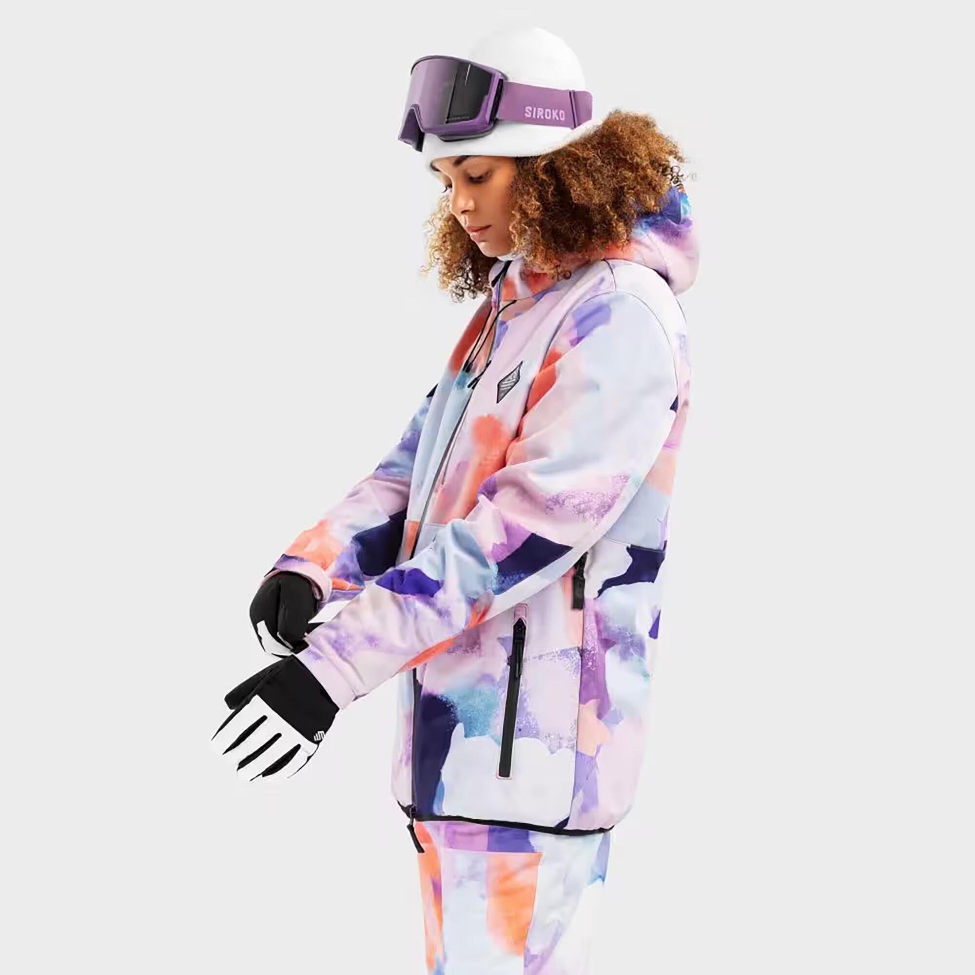 Chaqueta de snowboard y nieve softshell impermeable Adulto Siroko Chrea 7/8