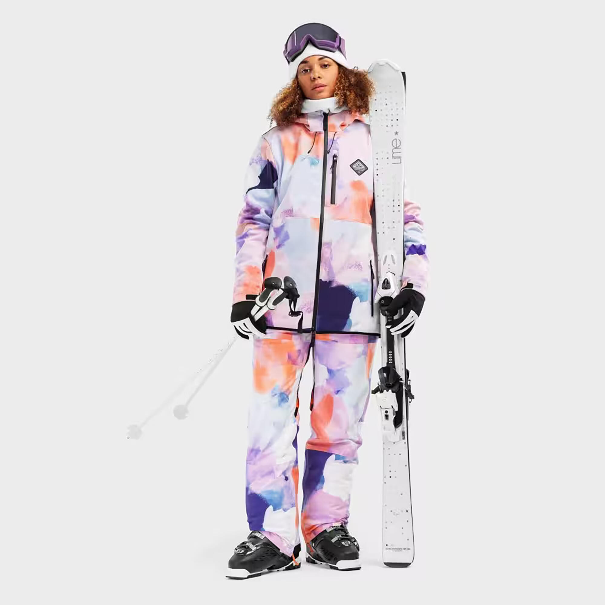 Chaqueta de snowboard y nieve softshell impermeable Adulto Siroko Chrea 6/8