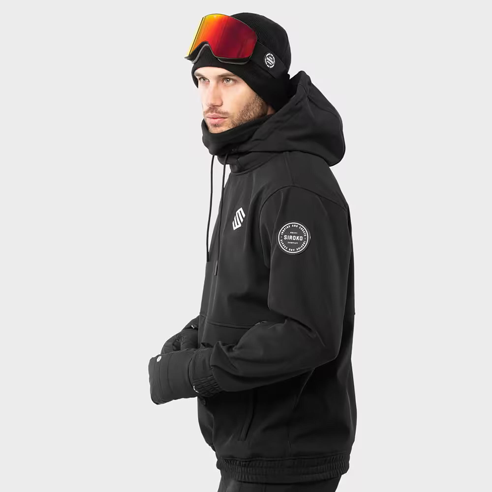Chaqueta de snowboard y nieve tejido shoftshell Adulto Siroko Skywalk 3/7