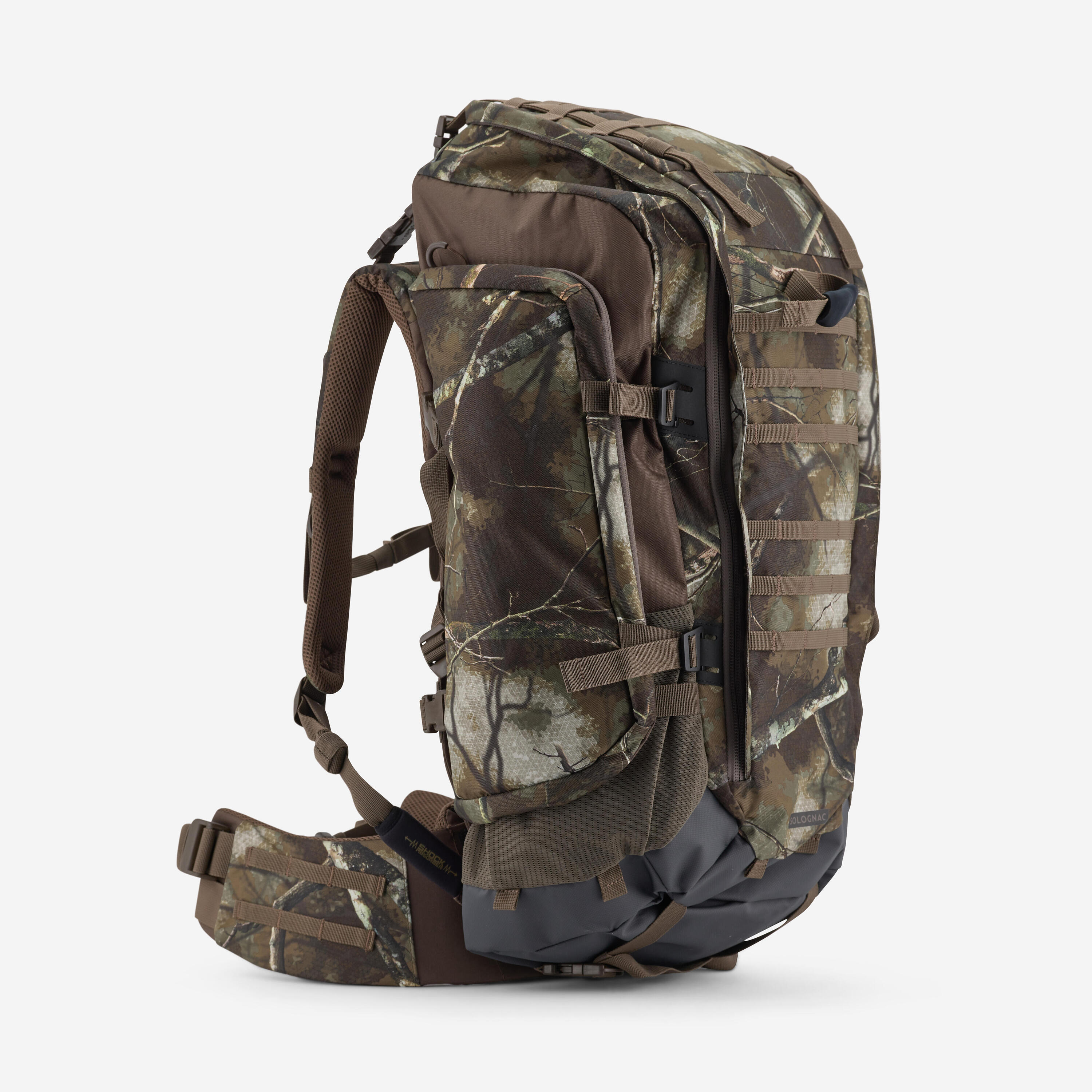 SOLOGNAC Hunting backpack 70 L camouflage treemetic