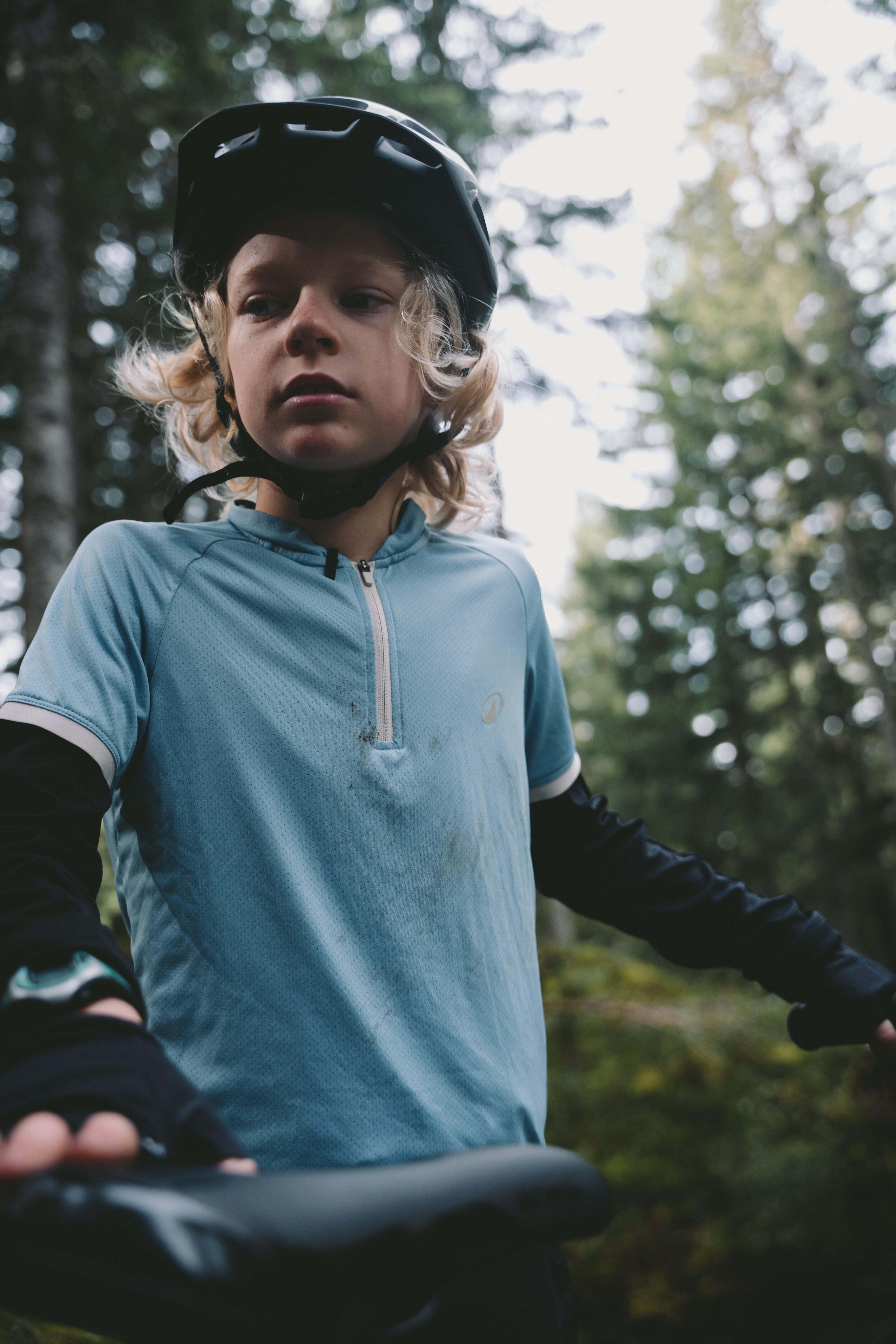 Kids' Short-Sleeved Cycling Jersey – EXPL 500 Age 7-11 - BTWIN