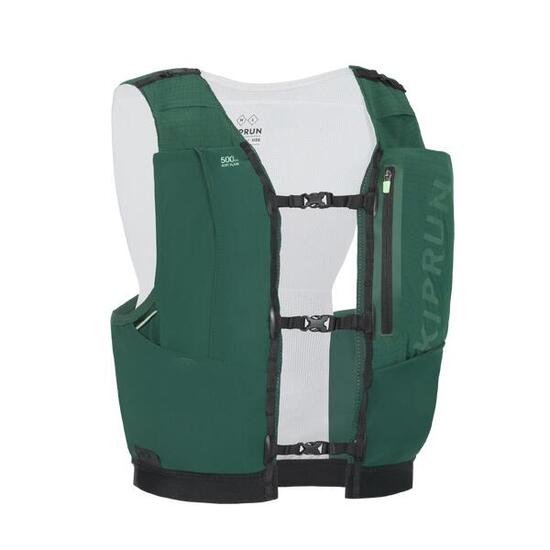 Chaleco trail running competición portabidones Unisex KIPRUN 900 RACE 5L blanco