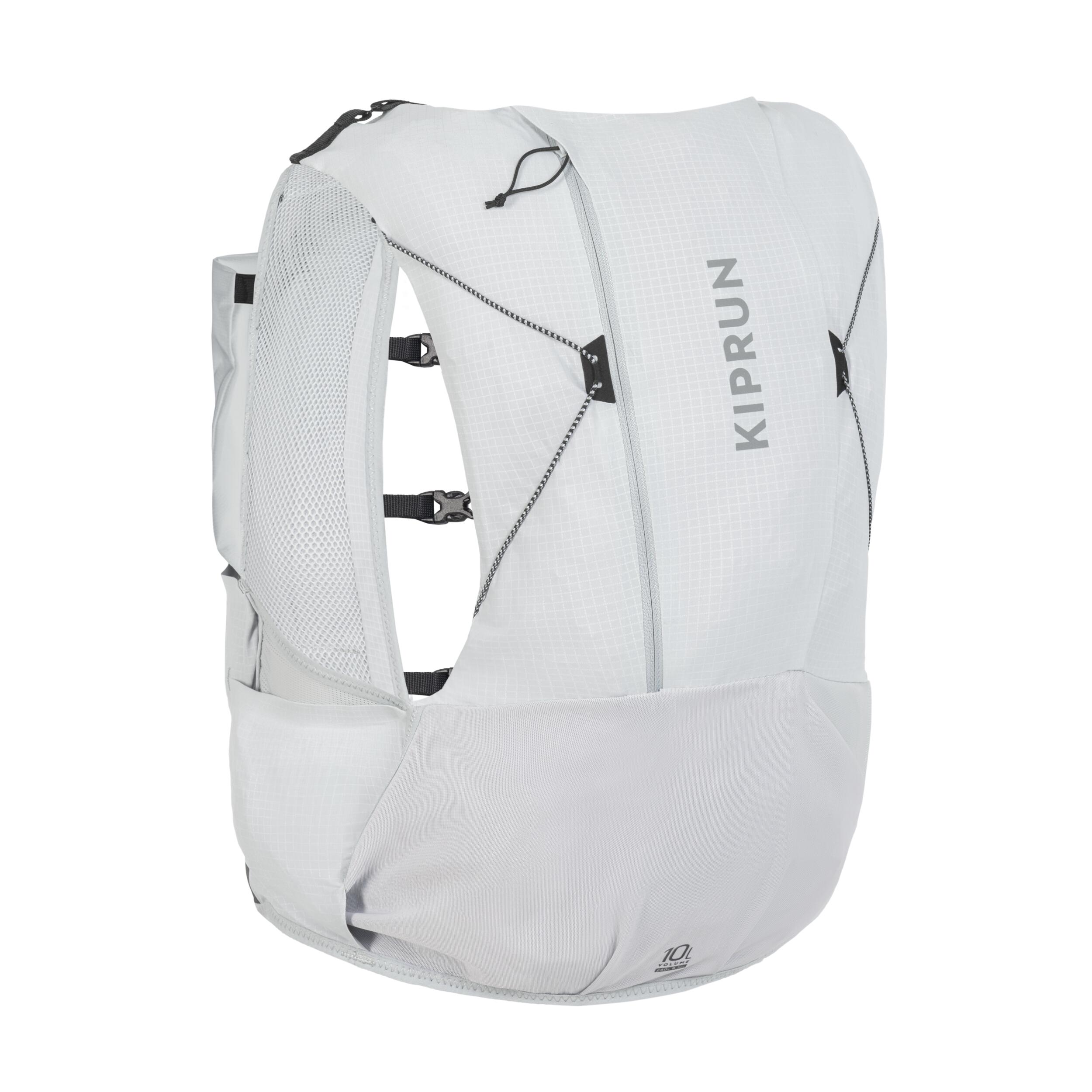 KIPRUN 900 10L Unisex Trail Running Bag 1L Water Bladder Included - Grey