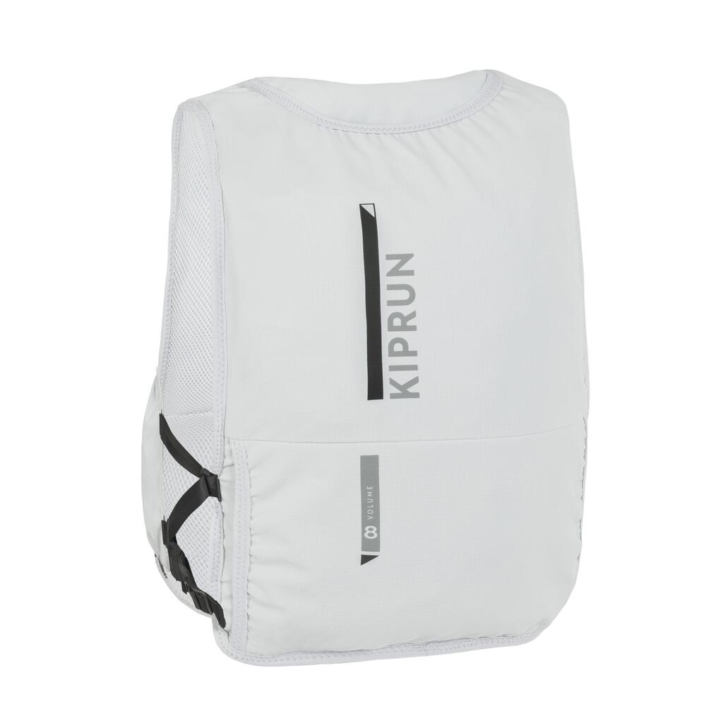 TORBA ZA TRAIL TRČANJE KIPRUN OD 8 l UNISEX SIVA