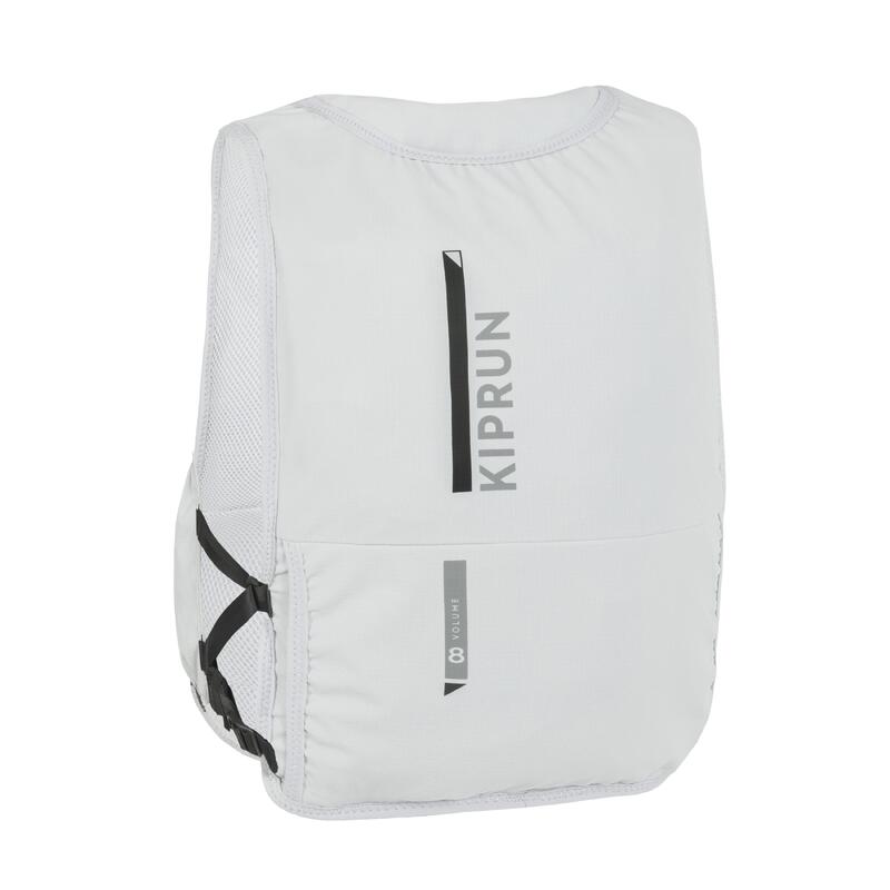 Mochila de Trail Running Unissexo KIPRUN 8 L Cinza