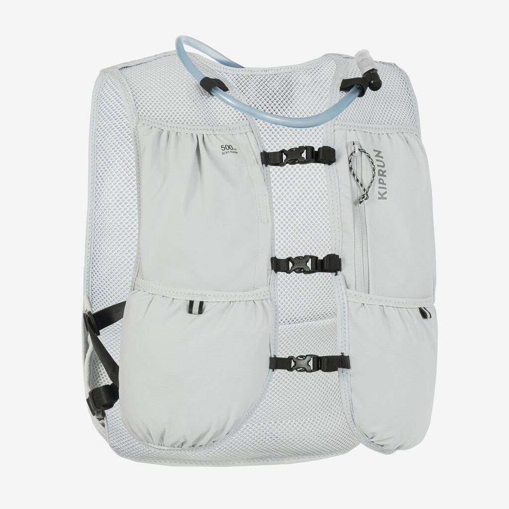 Sac de trail running KIPRUN 8L Mixte gris