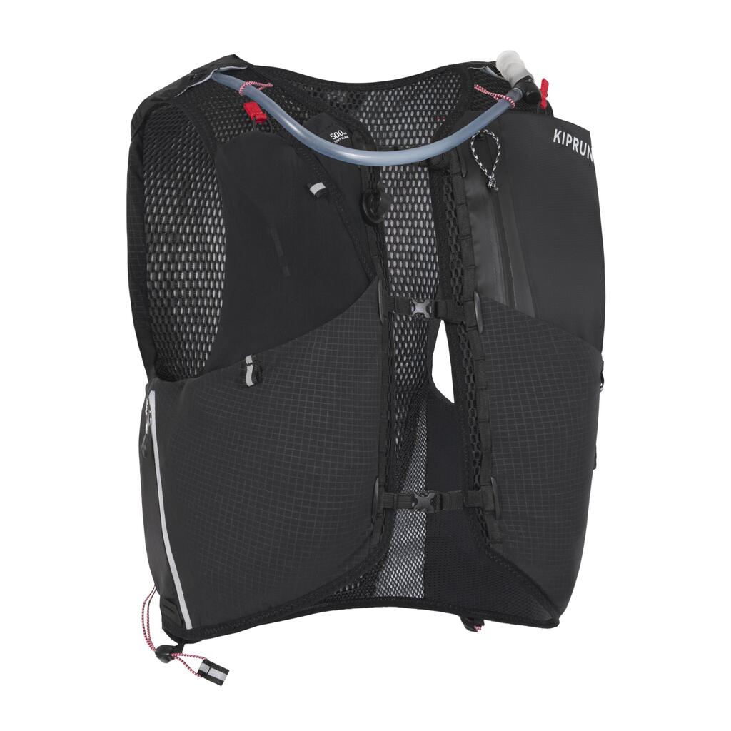Torba za trail trčanje Kiprun zapremine 15 L za oba pola - crna