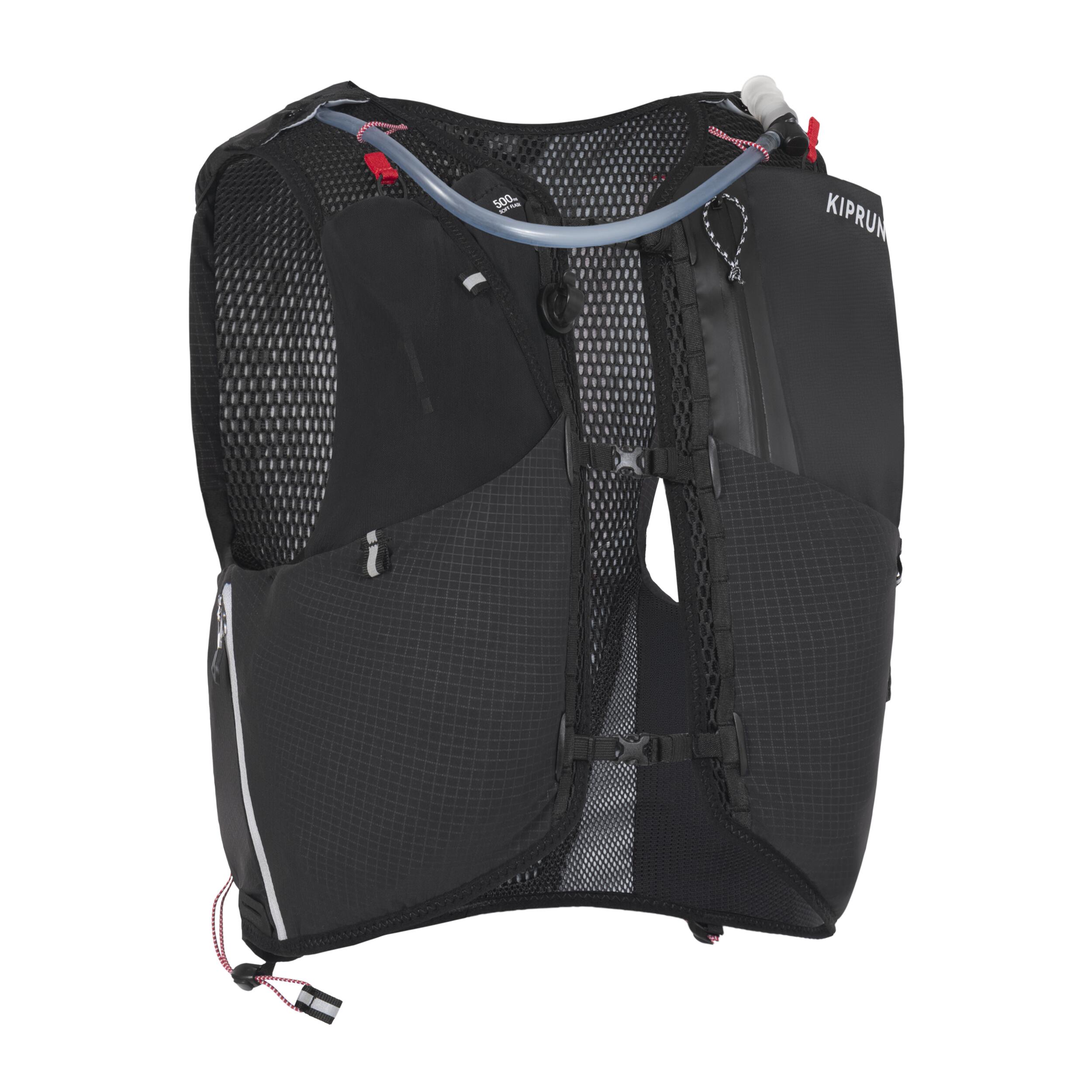 KIPRUN 15L Unisex Trail Running Bag - Black