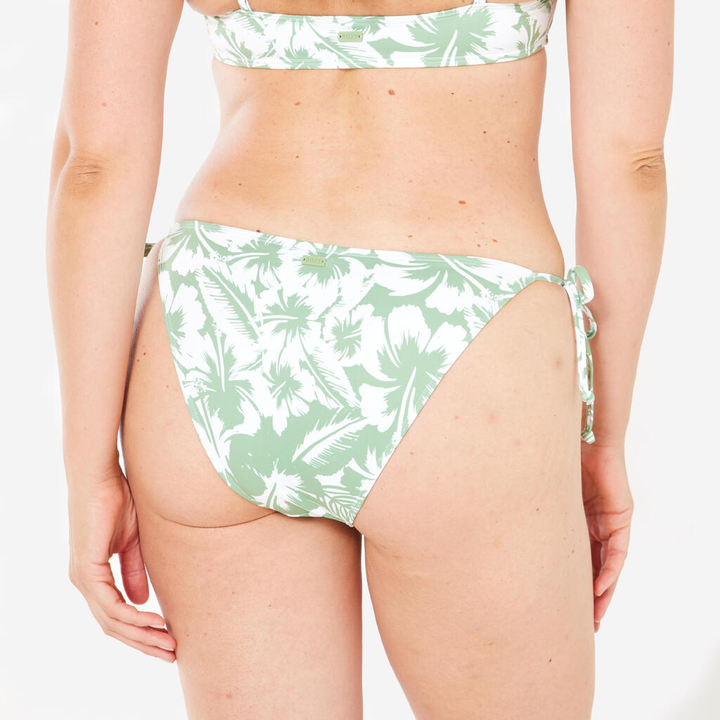 Women’s surfing tie-side swimsuit bottoms - Roxy Tie Side Tribal blue