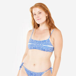 Haut de maillot de bain brassière surf Femme - Roxy Tribal bleu