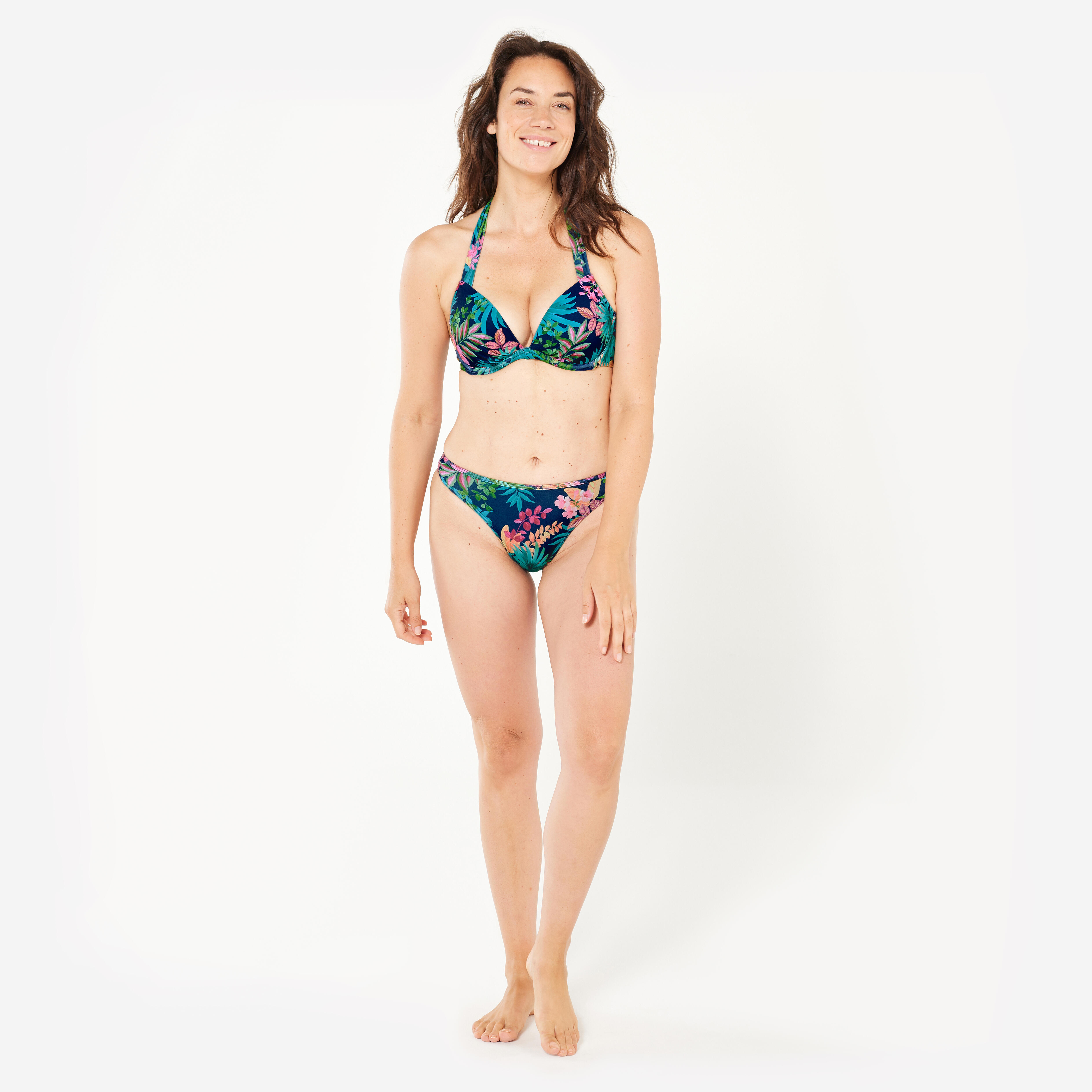 Women’s bikini briefs - Nina borabora blue