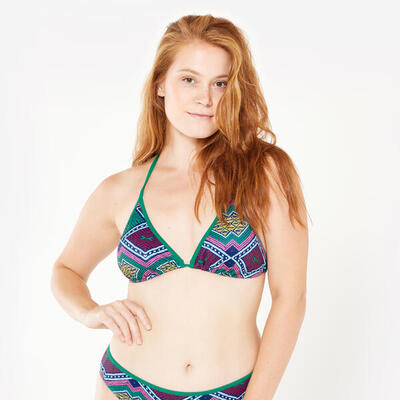 Bikinitop voor surfen dames triangel mae sangria groen