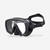 Masque de plongée anti buée - 100 Mono sangle silicone Noir Gris