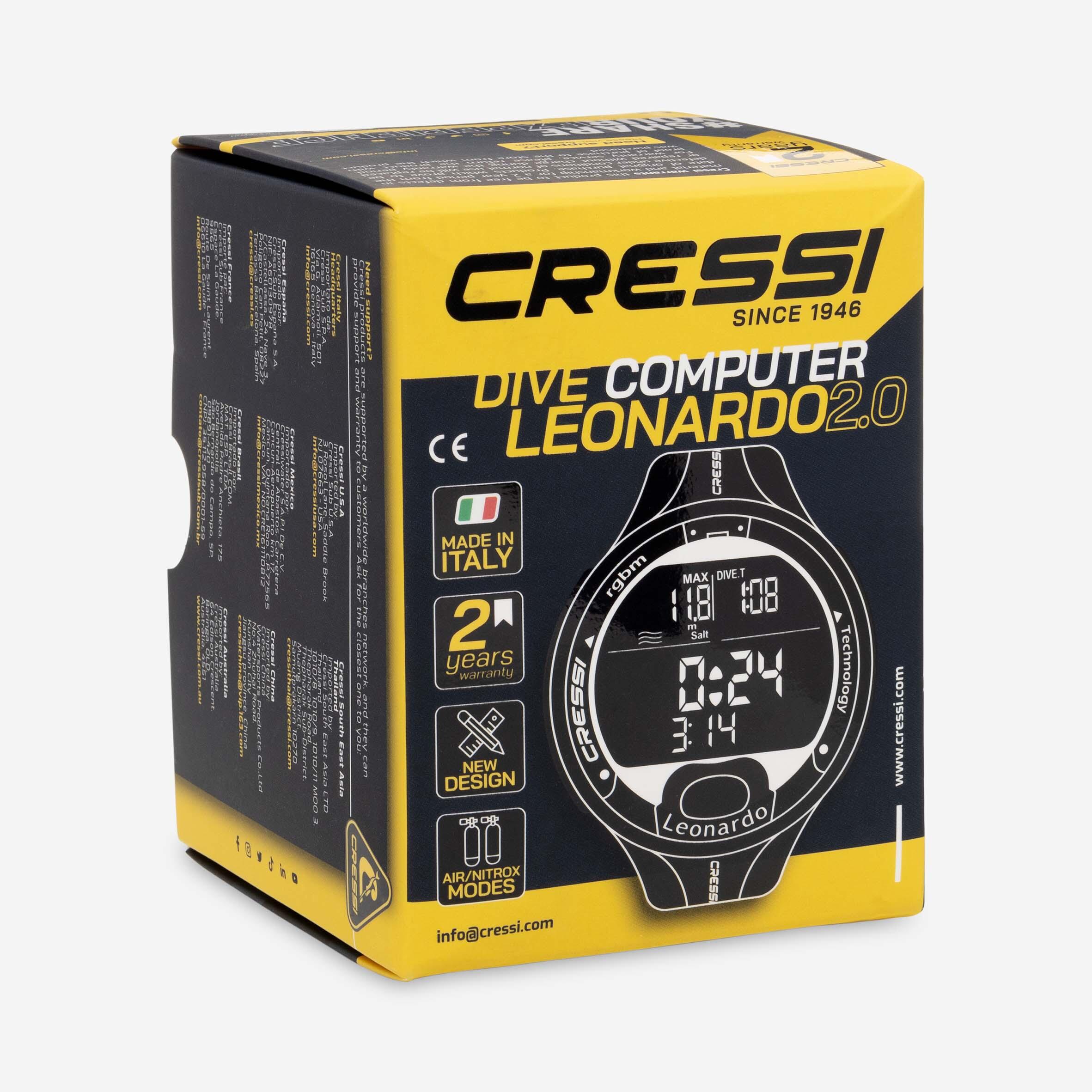 Duikcomputer Cressi Leonardo 2.0 grijs 9/9