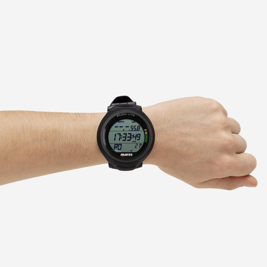 Scuba diving computer - Mares Puck Lite black