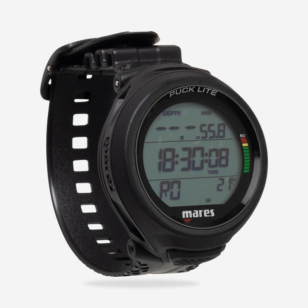 Scuba diving computer - Mares Puck Lite black