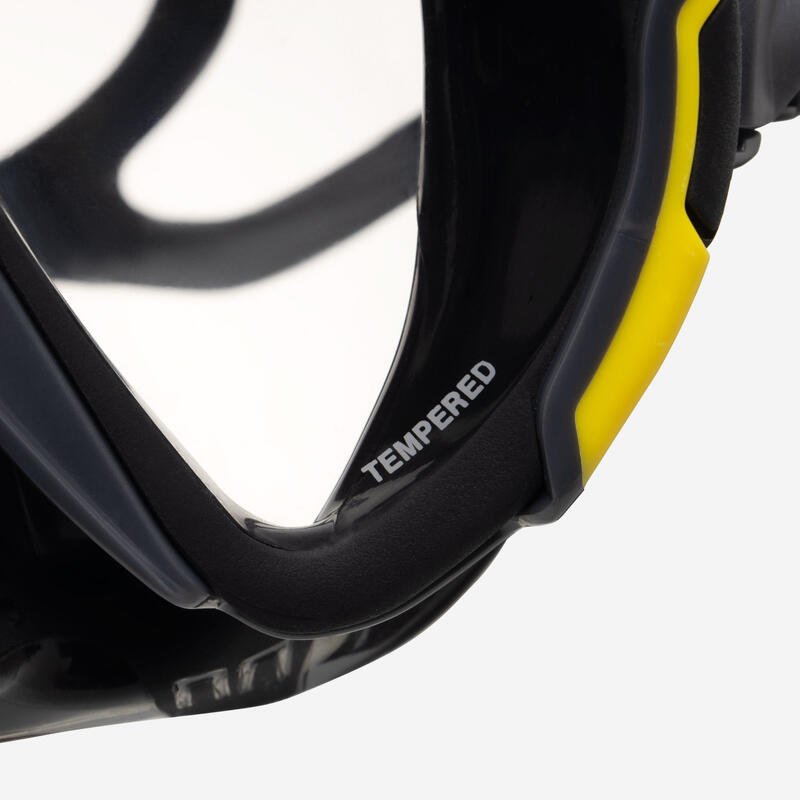 Masque de plongée - Mares X-Wire noir jaune