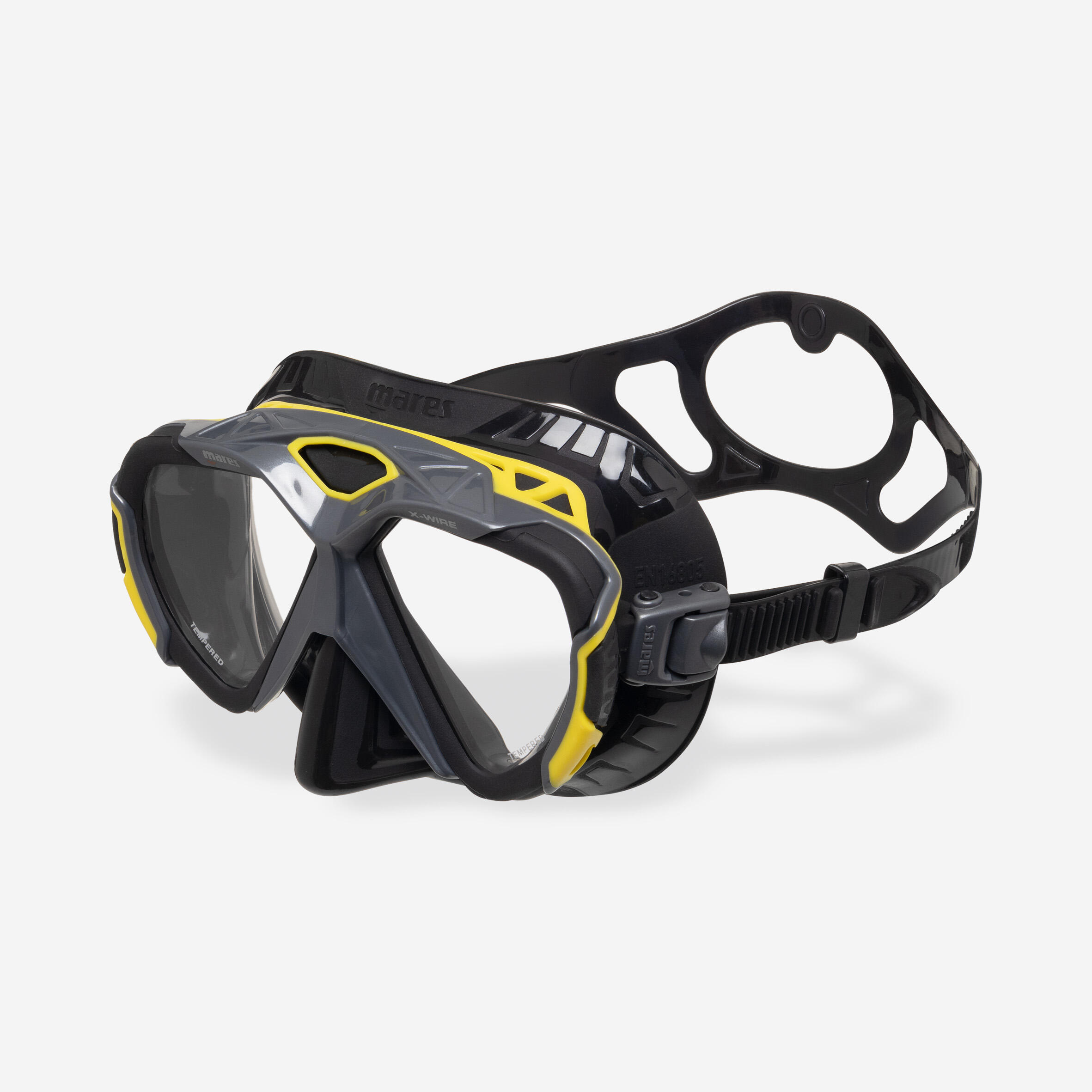MARES Maschera subacquea MARES X-WIRE nero-giallo