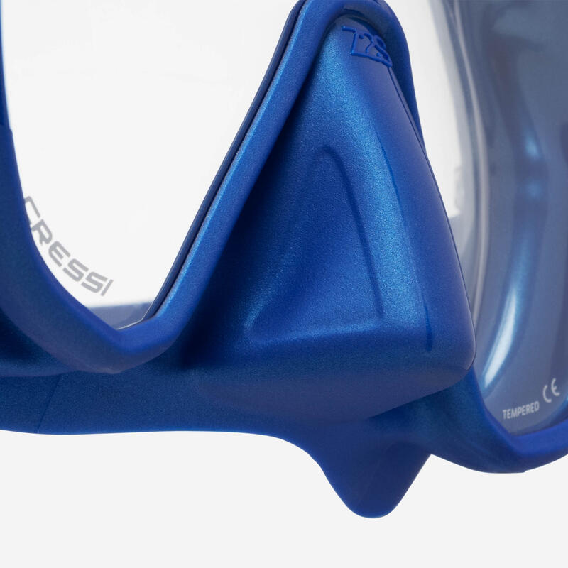 Masque de plongée sous marine et snorkeling - Cressi Z2s small bleu