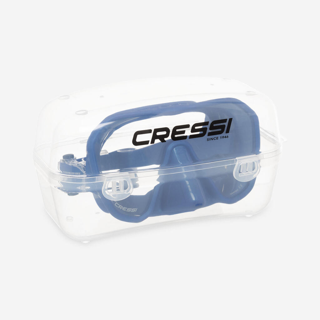Μάσκα Scuba diving και snorkelling - Cressi Z2s small μπλε