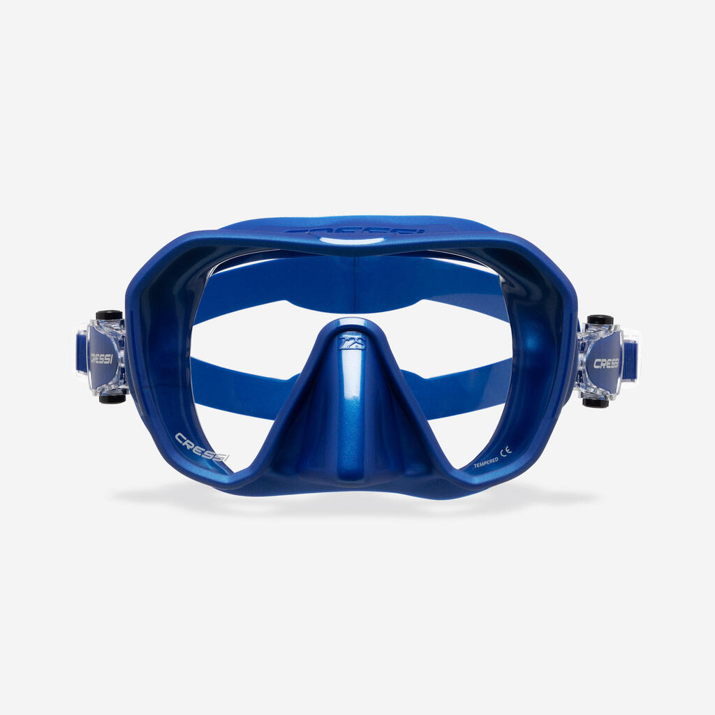 Μάσκα Scuba diving και snorkelling - Cressi Z2s small μπλε