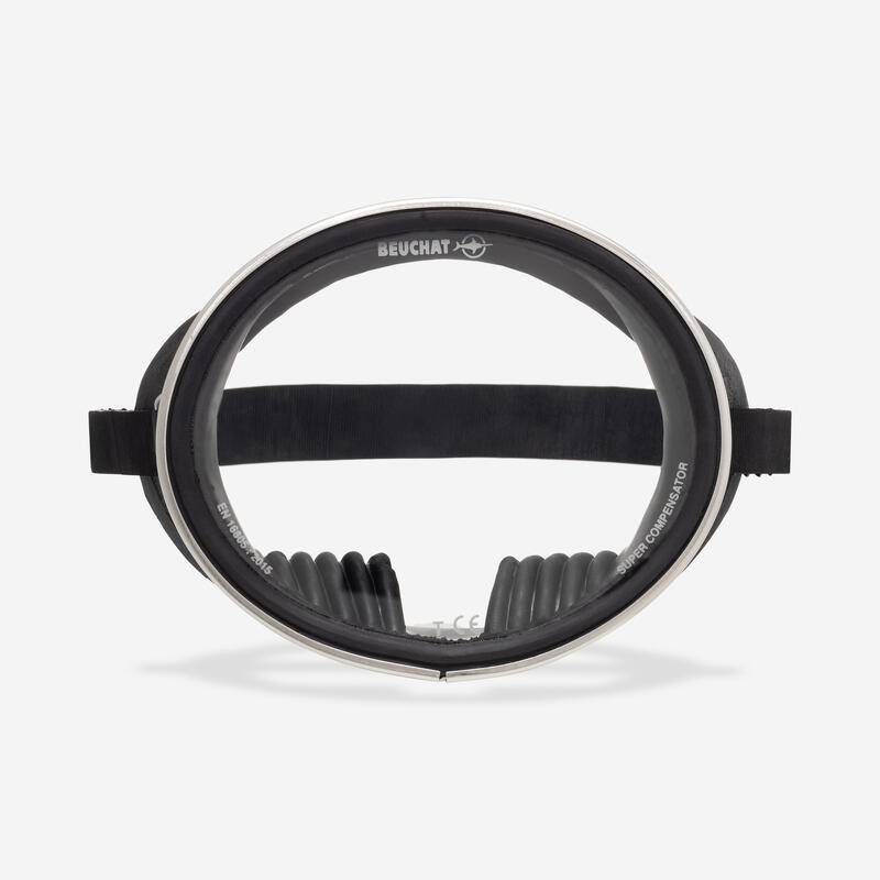 Masque plongée sous-marine et apnée hublot - Super Compensator jupe caoutchouc