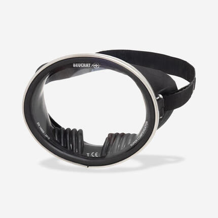 Masque plongée sous-marine et apnée hublot - Super Compensator jupe caoutchouc