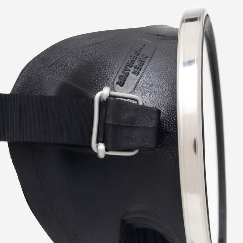 Masque plongée sous-marine et apnée hublot - Super Compensator jupe caoutchouc