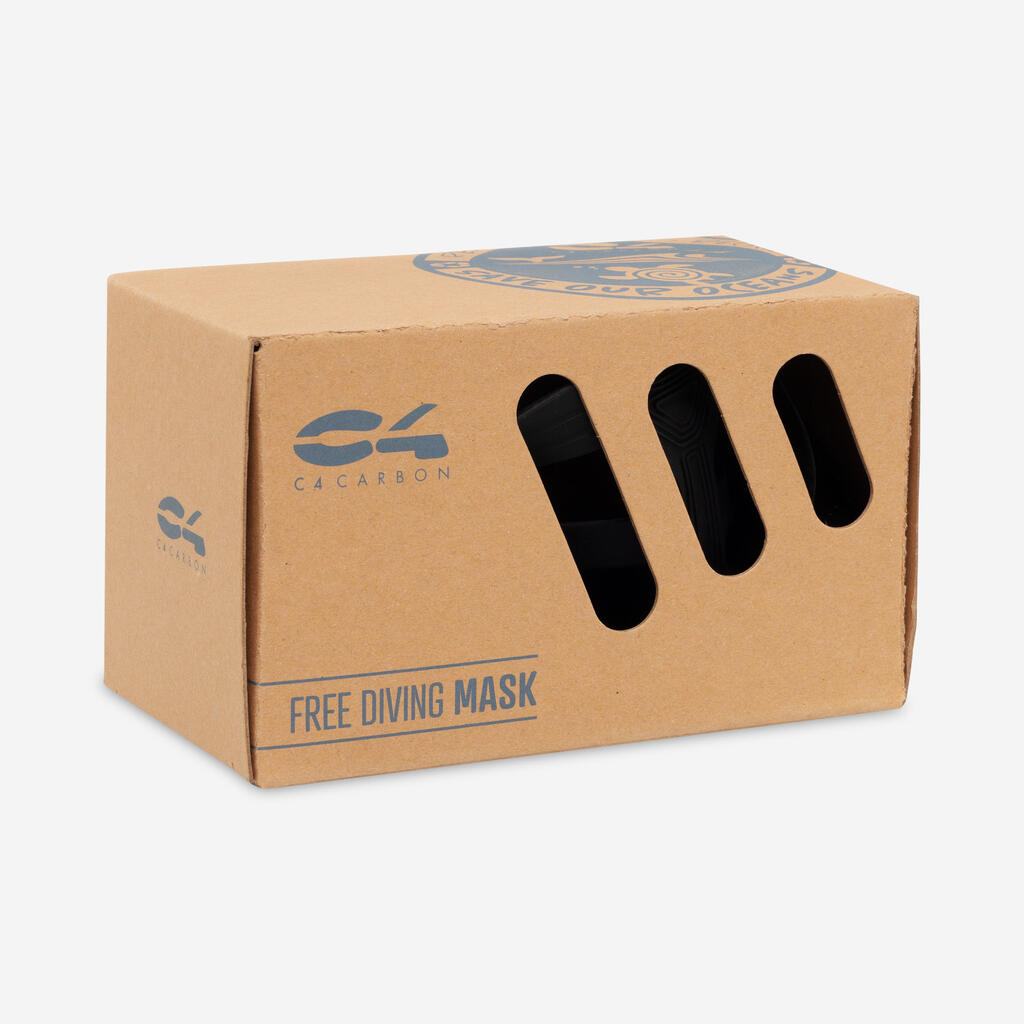Mask for spearfishing, freediving and scuba diving - C4 Carbon Martian black
