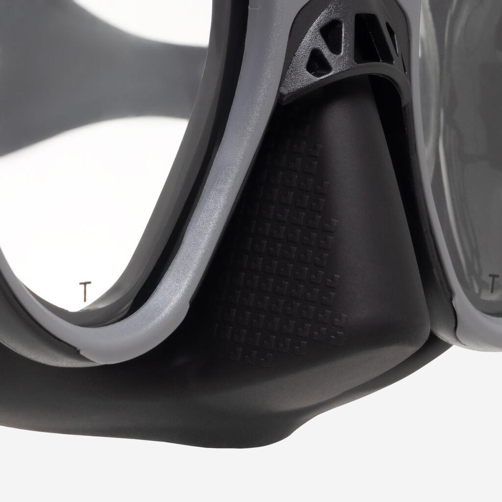 Mask for spearfishing, freediving and scuba diving - C4 Carbon Martian black