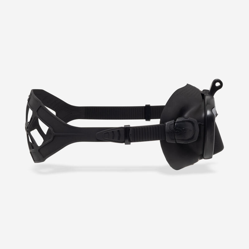 Maska do łowiectwa podwodnego i freedivingu C4 Carbon Martian Action Cam