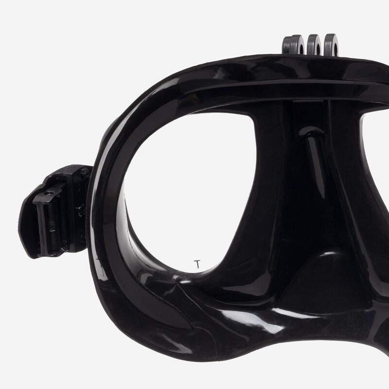 Masque chasse sous-marine et apnée - C4 Martian Action Cam avec support camera