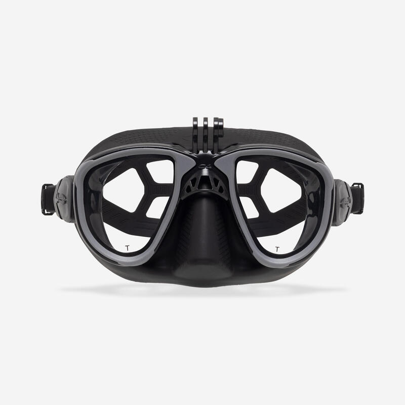 Masque chasse sous-marine et apnée - C4 Martian Action Cam avec support camera