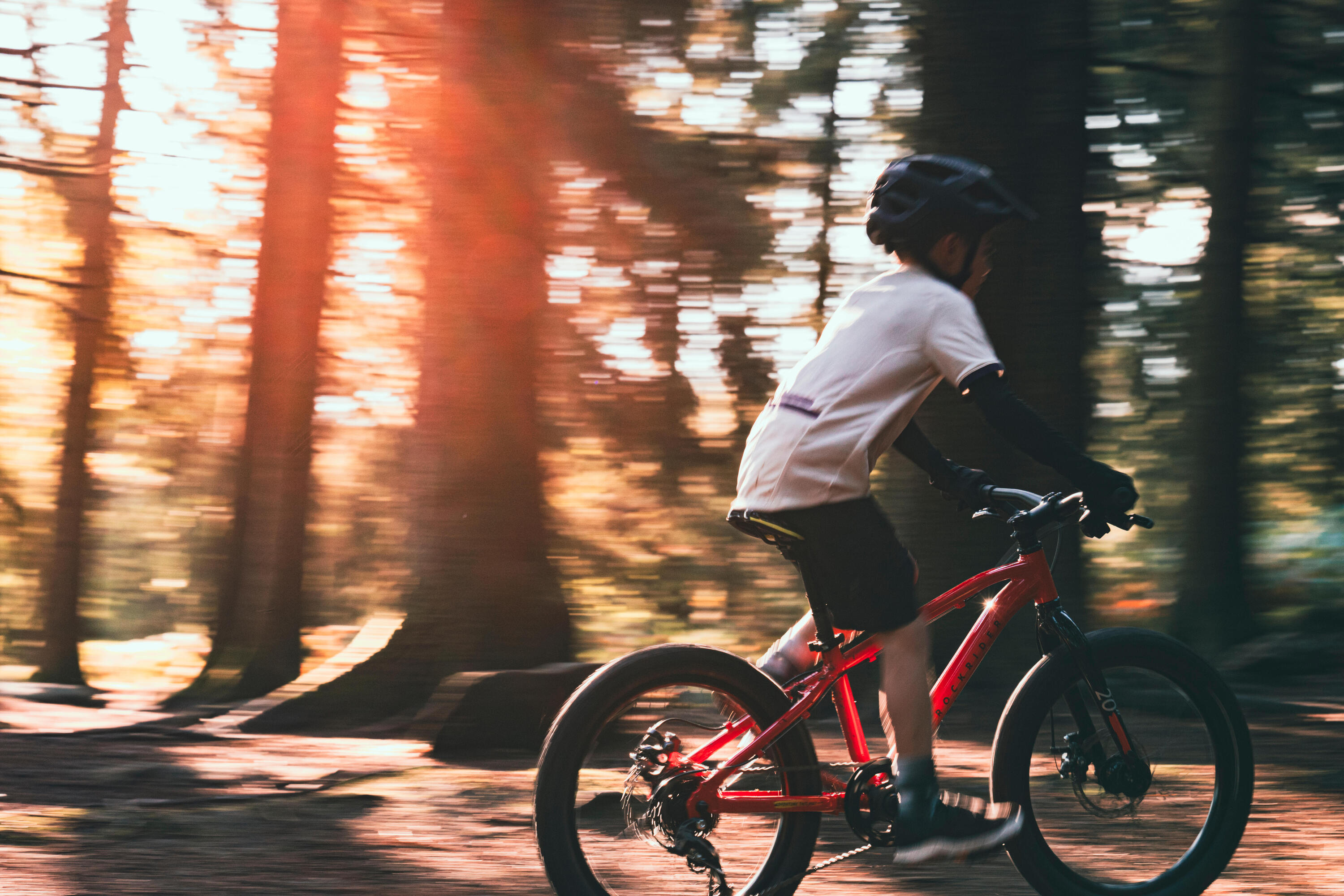 Kindervelo Mountainbike 20 Zoll Rockrider Explore 900R rot  16/23