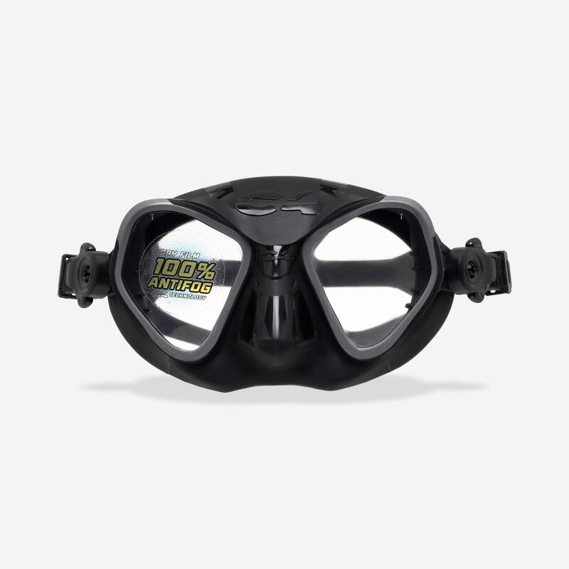 Masque chasse sous-marine et apnée - C4 Carbon Condor avec traitement anti-buée