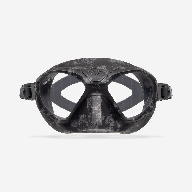 Máscara de Apneia e Caça Submarina - Beuchat Shark Preto
