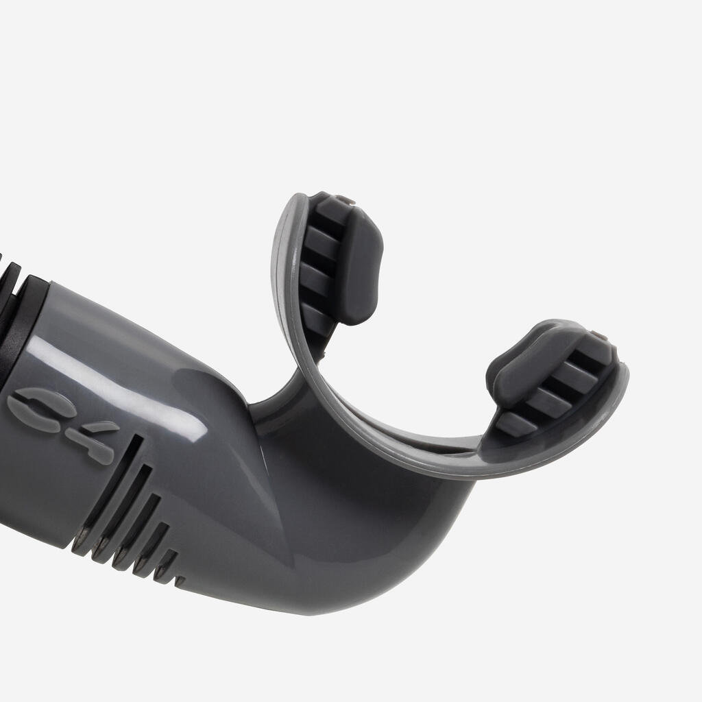Freediving, spearfishing and diving floating snorkel - C4 Carbon Meltemi Black