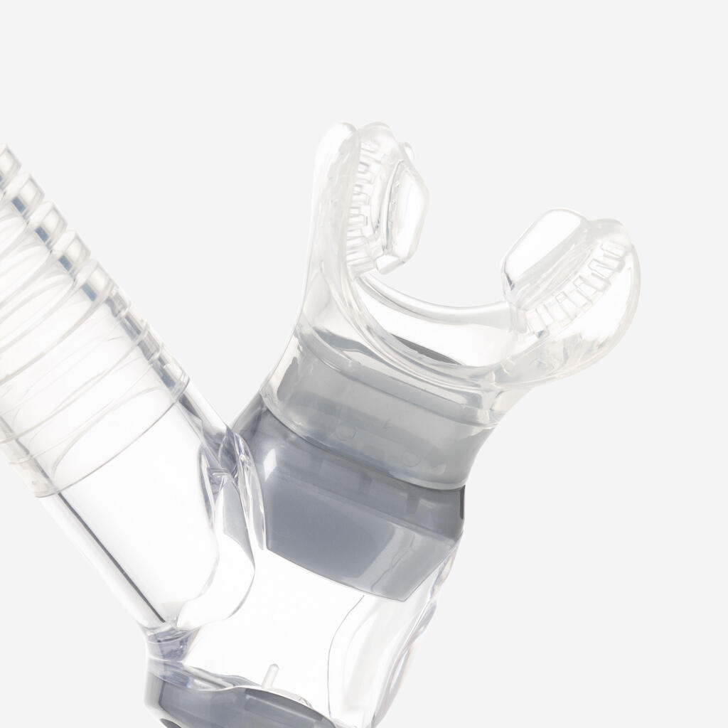 Snorkel cressi desert dry adult transparent snorkelling diving with tank