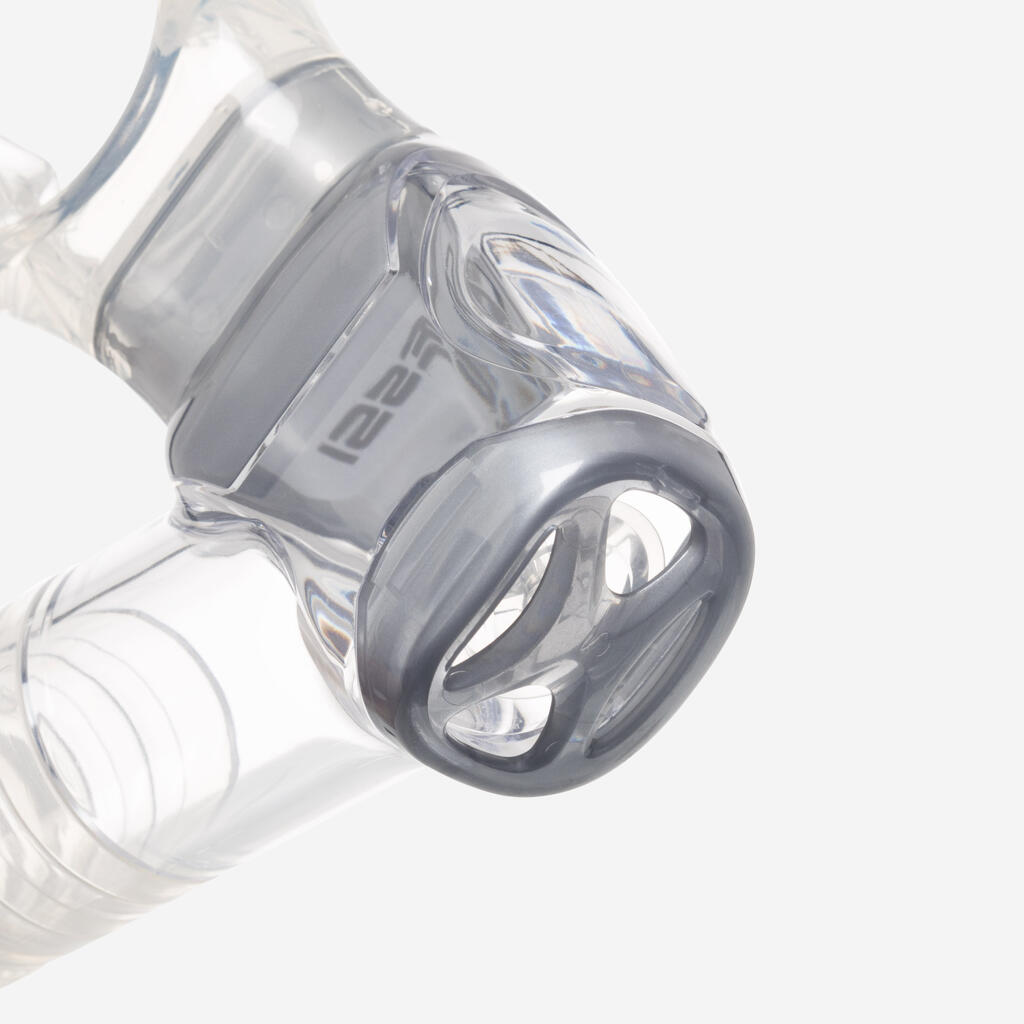 Snorkel cressi desert dry adult transparent snorkelling diving with tank