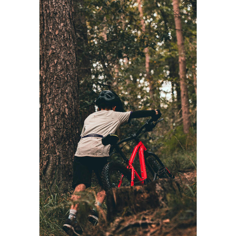 Dětský cyklistický dres s krátkým rukávem 7–11 let 500